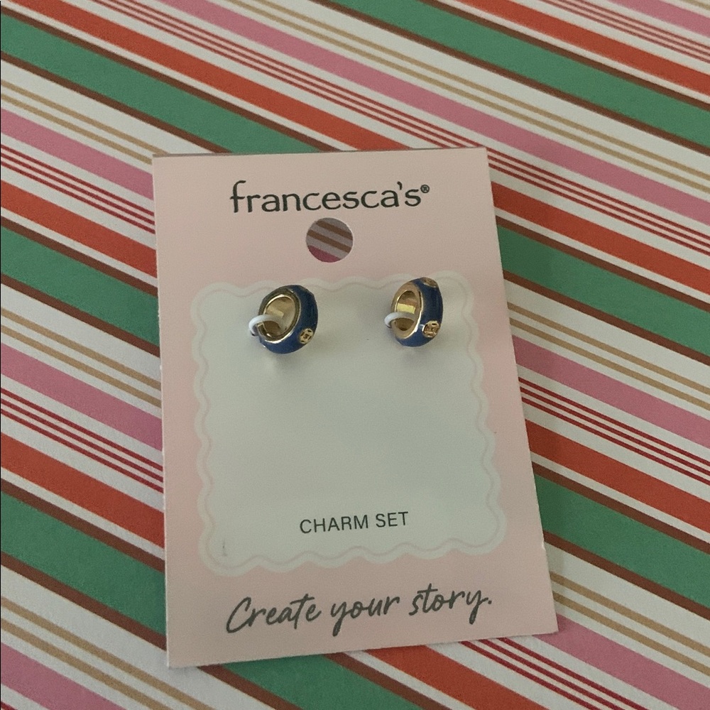 Francesca’s Charm Set- blue circle